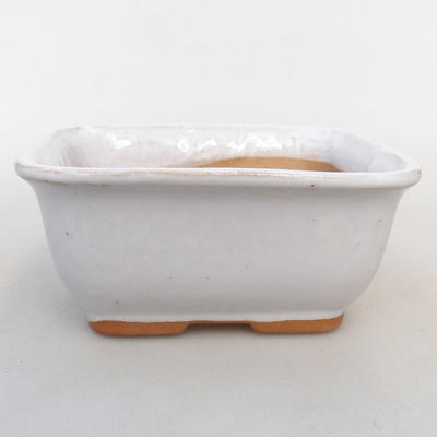 Ceramiczna miska bonsai H 38-12 x 10 x 5,5 cm, biały - 1