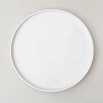 Spodek Bonsai H 21-21,5 x 21,5 x 1,5 cm, biały - 1