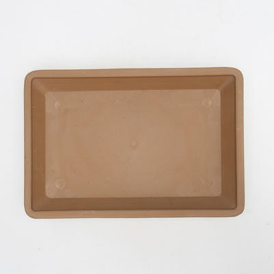 Spodek do Bonsai plastik PP-2 - kawa 21,5 x 14,5 x 2 cm