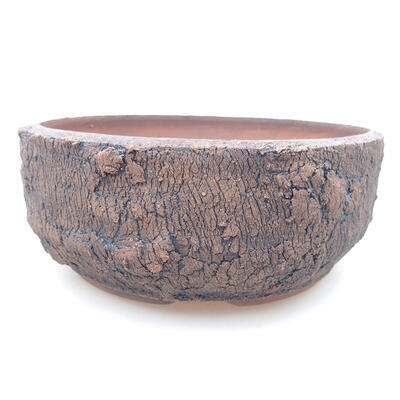 Ceramiczna miska bonsai 15,5 x 15,5 x 6 cm, kolor spękany - 1