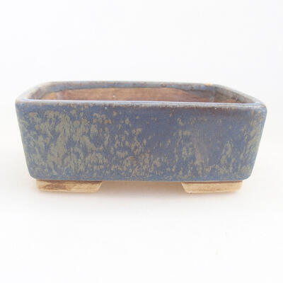 Ceramiczna miska bonsai 9,5 x 8 x 3,5 cm, kolor niebieski - 1