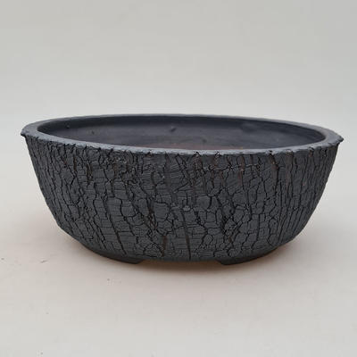 Ceramiczna miska bonsai 21 x 21 x 8 cm, kolor spękany - 1