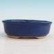 Ceramiczna miska bonsai H 04 - 10 x 7,5 x 3,5 cm, niebieski - 10 x 7,5 x 3,5 cm - 1/3