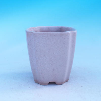 Ceramiczna bańka bonsai - kaskada, beżowy - 1