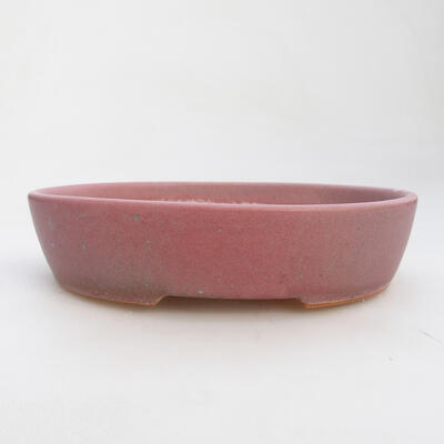 Ceramiczna miska bonsai 16,5 x 13,5 x 3,5 cm, kolor różowy - 1