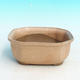 Ceramiczna miska bonsai H 31 - 14,5 x 12,5 x 6 cm, beżowy - 14,5 x 12,5 x 6 cm - 1/3