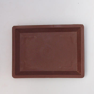 Spodek do Bonsai plastik PP-1 - 15 x 11 x 1,8 cm, brązowy
