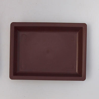 Spodek do Bonsai plastik PP-3 - 11 x 8 x 1,5 cm, brązowy