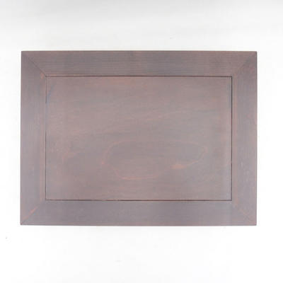 Drewniany stół pod bonsai brązowy 40 x 30 x 9,5 cm - 2
