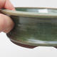 Ceramiczna miska bonsai 16 x 16 x 5 cm, kolor zielony - 2/4