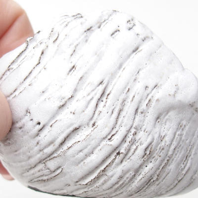 Ceramiczna skorupa 8 x 6 x 5 cm, kolor biały - 2