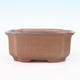 Ceramiczna miska bonsai H 01 - 12 x 9 x 5 cm, brązowy - 12 x 9 x 5 cm - 2/3