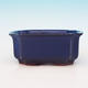 Ceramiczna miska bonsai H 01 - 12 x 9 x 5 cm, niebieski - 12 x 9 x 5 cm - 2/3
