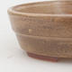 Ceramiczna miska bonsai 14 x 10 x 4 cm, kolor brązowo-beżowy - 2/4