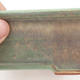 Ceramiczna miska bonsai 16 x 12 x 6 cm, kolor zielony - 2/4