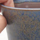 Ceramiczna miska bonsai 10 x 10 x 13,5 cm, kolor niebieski - 2/3