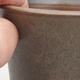 Ceramiczna miska bonsai 9,5 x 9,5 x 10,5 cm, kolor brązowo-zielony - 2/3