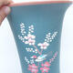 Ceramiczna miska bonsai 21 x 21 x 27 cm, kolor niebieski - 2/3