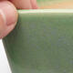 Ceramiczna miska bonsai 9 x 9 x 8,5 cm, kolor zielony - 2/3
