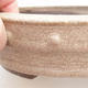 Ceramiczna miska bonsai - 19 x 19 x 5,5 cm, kolor beżowy - 2/3
