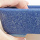 Ceramiczna miska bonsai 12 x 9,5 x 3,5 cm, kolor niebieski - 2/4