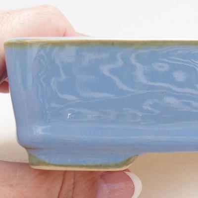 Ceramiczna miska bonsai 12,5 x 10 x 3,5 cm, kolor niebieski - 2