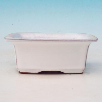 Bonsai ceramiczne miseczki H 11, biały - 2