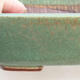 Ceramiczna miska bonsai 15 x 12 x 4 cm, kolor zielony - 2/3