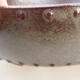 Ceramiczna miska bonsai 17 x 17 x 5 cm, kolor szary - 2/3