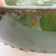 Ceramiczna miska bonsai 17 x 17 x 4,5 cm, kolor zielony - 2/3