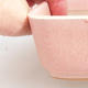 Ceramiczna miska bonsai 15 x 12 x 4,5 cm, kolor różowy - 2/4