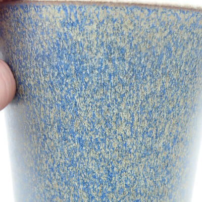 Ceramiczna miska bonsai 10 x 10 x 13,5 cm, kolor niebieski - 2