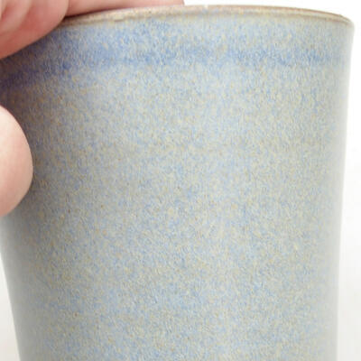 Ceramiczna miska bonsai 10 x 10 x 10 cm, kolor niebieski - 2