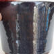 Ceramiczna miska bonsai 11,5 x 11,5 x 9,5 cm, kolor metalu - 2/3