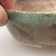 Ceramiczna miska bonsai 22,5 x 19,5 x 5 cm, kolor zielony - 2/3
