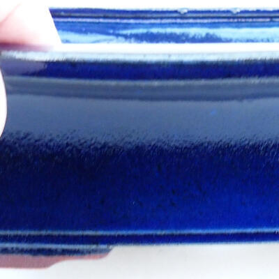 Ceramiczna miska bonsai 20 x 15 x 6,5 cm, kolor niebieski - 2