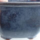 Ceramiczna miska bonsai 9 x 9 x 5,5 cm, kolor metalowy - 2/3