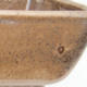 Ceramiczna miska bonsai 12 x 9 x 4,5 cm, kolor brązowo-beżowy - 2. jakość - 2/4