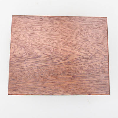 Drewniany stół pod bonsai jasnobrązowy 17,5 x 14 x 6,5 cm - 2