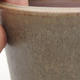 Ceramiczna miska bonsai 10,5 x 10,5 x 9 cm, kolor brązowo-zielony - 2/3