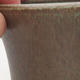 Ceramiczna miska bonsai 10 x 10 x 9,5 cm, kolor brązowo-zielony - 2/3