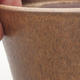 Ceramiczna miska bonsai 10,5 x 10,5 x 9,5 cm, kolor brązowy - 2/3