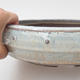 Ceramiczna miska bonsai - 24 x 24 x 6,5 cm, kolor niebieski - 2/3
