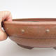 Ceramiczna miska bonsai - 24 x 24 x 6,5 cm, kolor czerwony - 2/3