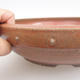 Ceramiczna miska bonsai - 24 x 24 x 6,5 cm, kolor czerwony - 2/3