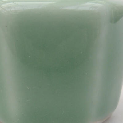 Ceramiczna miska bonsai 4 x 3,5 x 3 cm, kolor zielony - 2