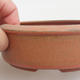 Ceramiczna miska bonsai 12 x 12 x 4 cm, kolor czerwony - 2/3