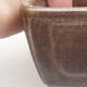Ceramiczna miska bonsai 13 x 9 x 4,5 cm, kolor brązowy - 2/4
