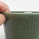 Ceramiczna miska bonsai 12 x 12 x 7,5 cm, kolor zielony - 2/3