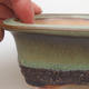 Ceramiczna miska bonsai 12 x 9 x 5 cm, kolor zielony - 2/3